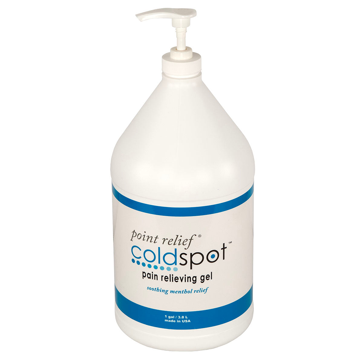Point Relief ColdSpot Lotion - Gel Pump- 128 oz / 1 gallon