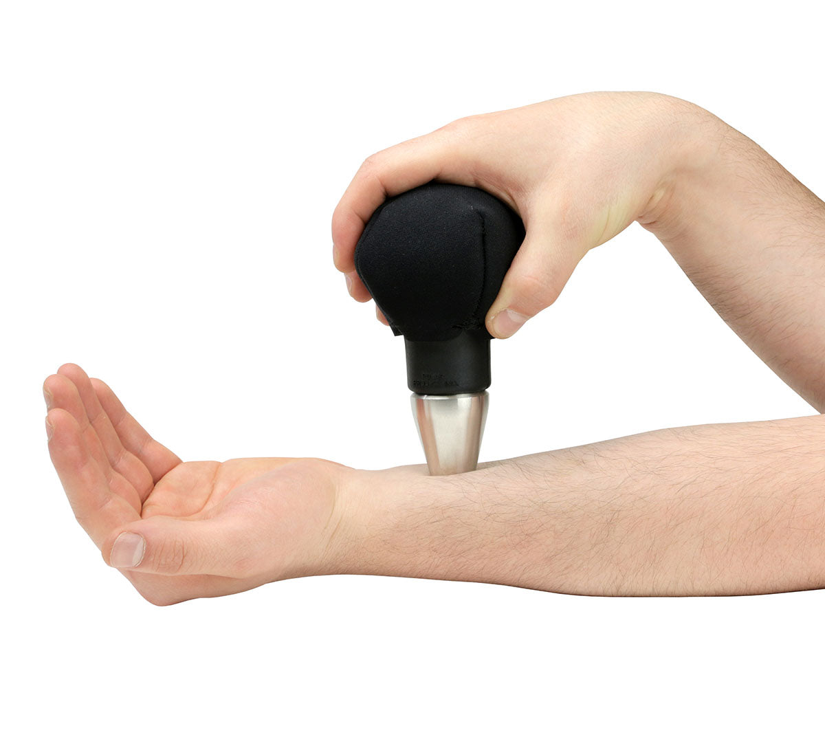 Roller Ice ball-style ice massager with extended bullet