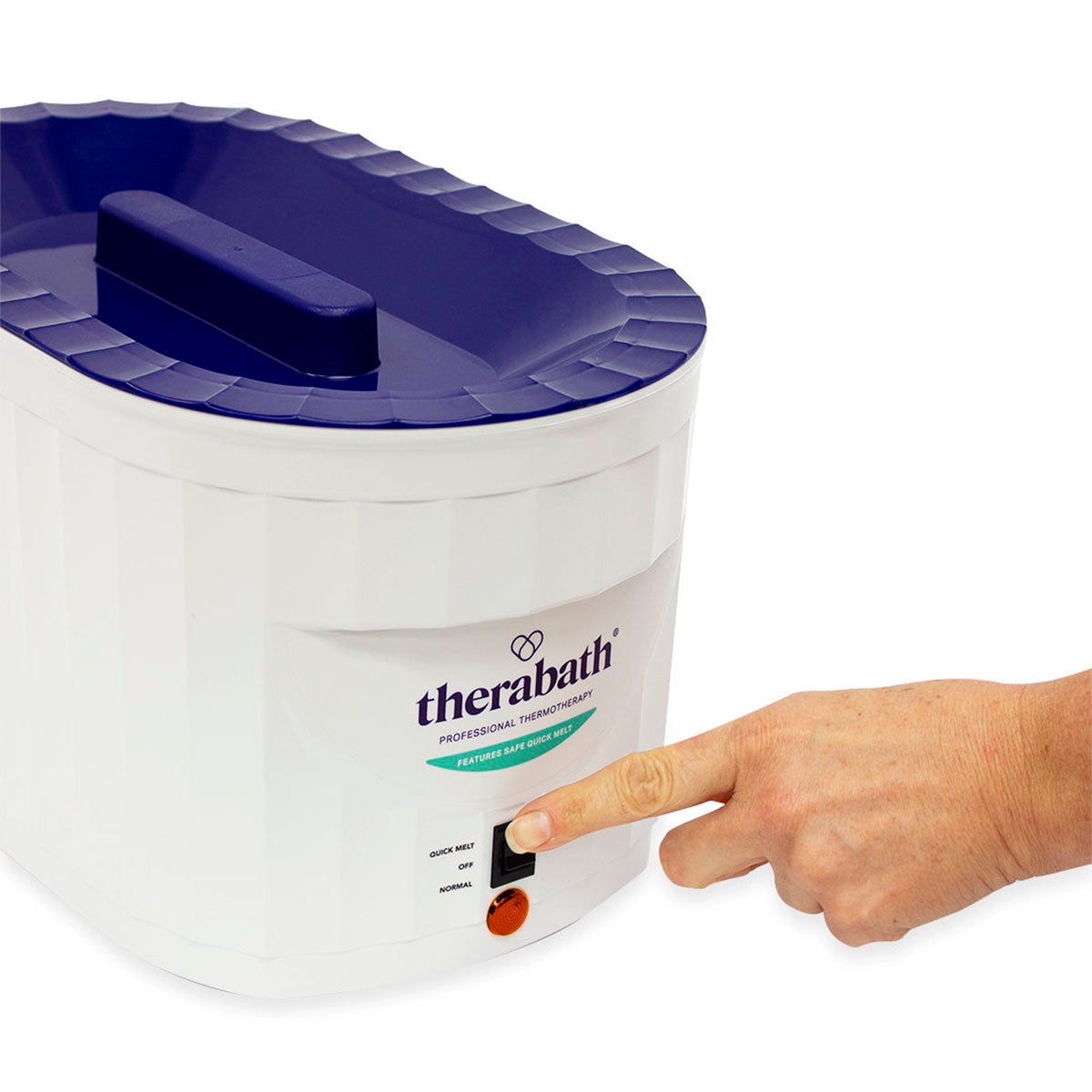 Therabath Adjustable Paraffin Bath with Paraffin Beads (6 x 1-lb Bags of Scent-Free), 220V