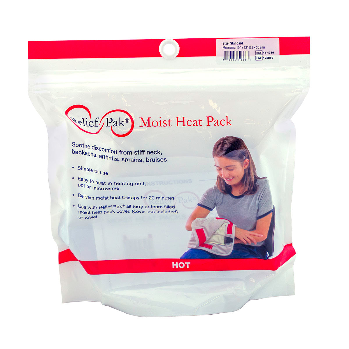 Relief Pak HotSpot Moist Heat Pack - standard size - 10