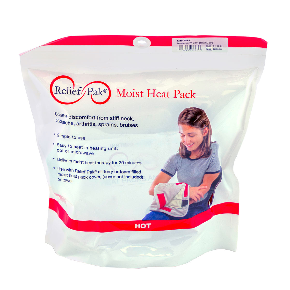 Relief Pak HotSpot Moist Heat Pack - neck contour - 7