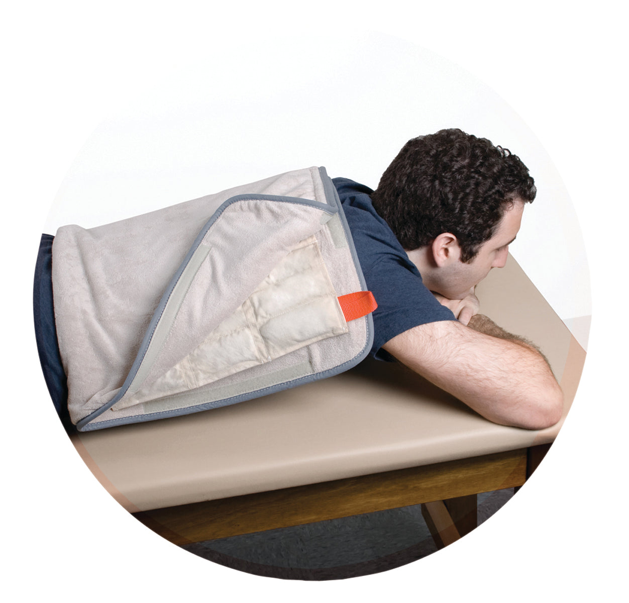 Relief Pak HotSpot Moist Heat Pack Cover - Terry with Foam-Fill - Oversize - Case of 12