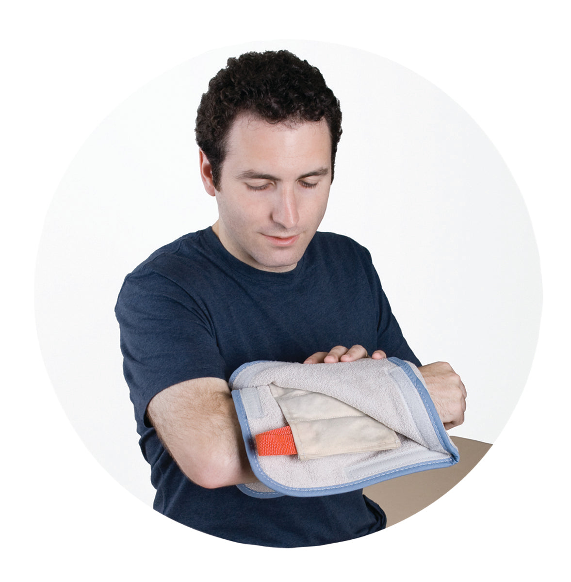 Relief Pak HotSpot Moist Heat Pack Cover - Terry with Foam-Fill - Half Size