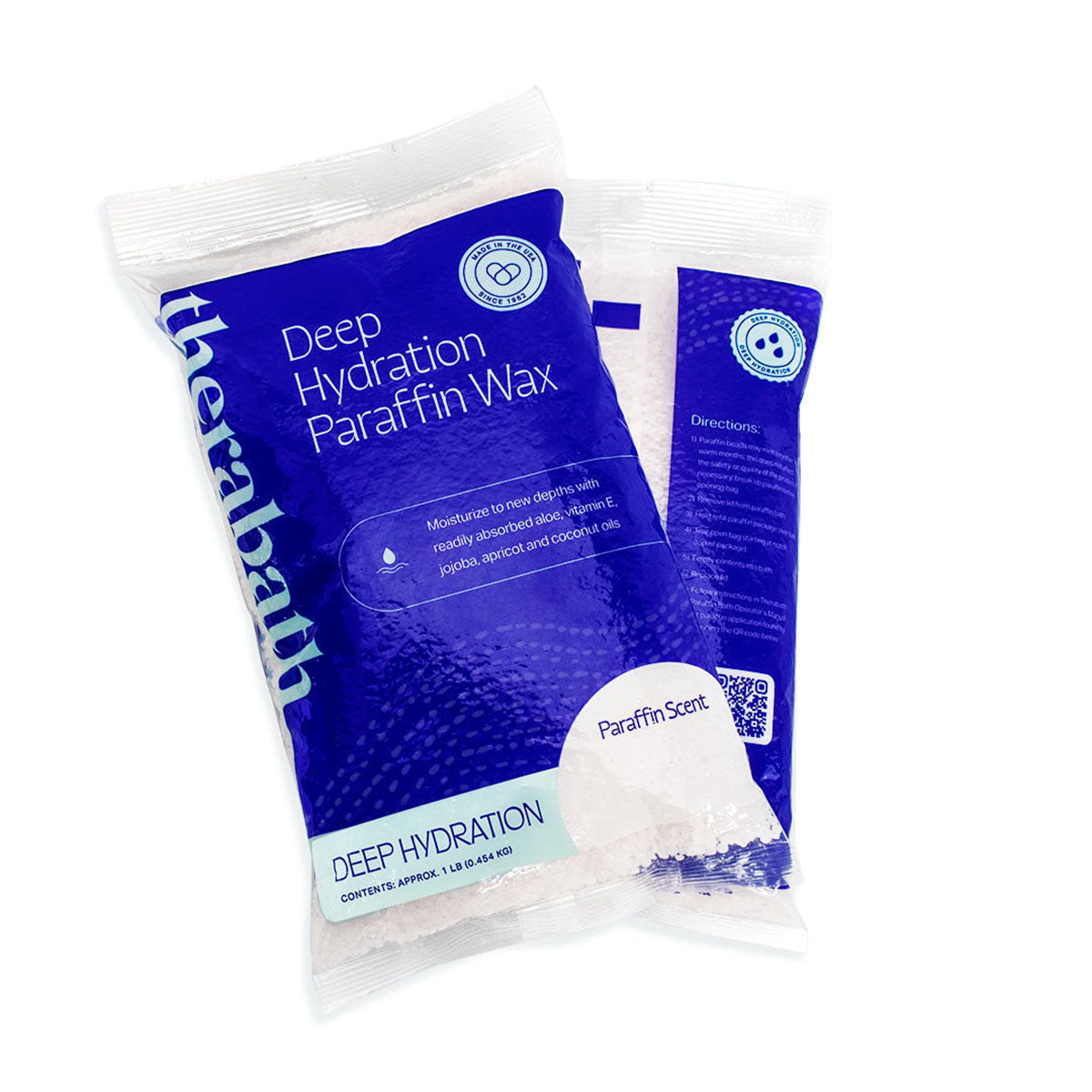 Therabath, Deep Hydration Refill Paraffin Wax, 6 x 1-lb Bag, Free and Clear