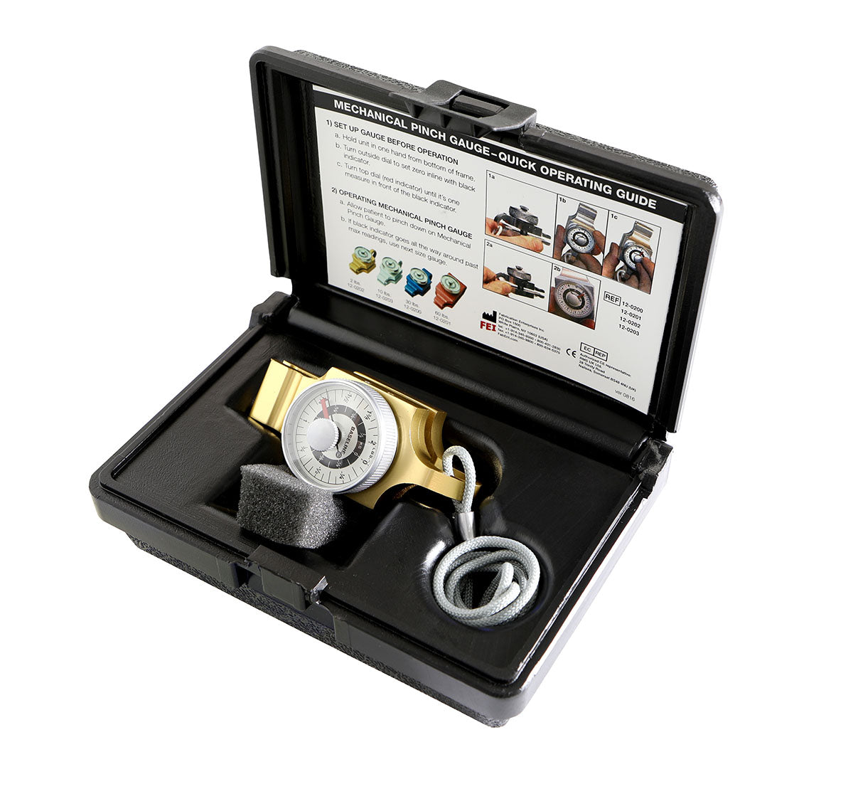 Baseline Pinch Gauge - Mechanical - Gold - 2 lb Capacity