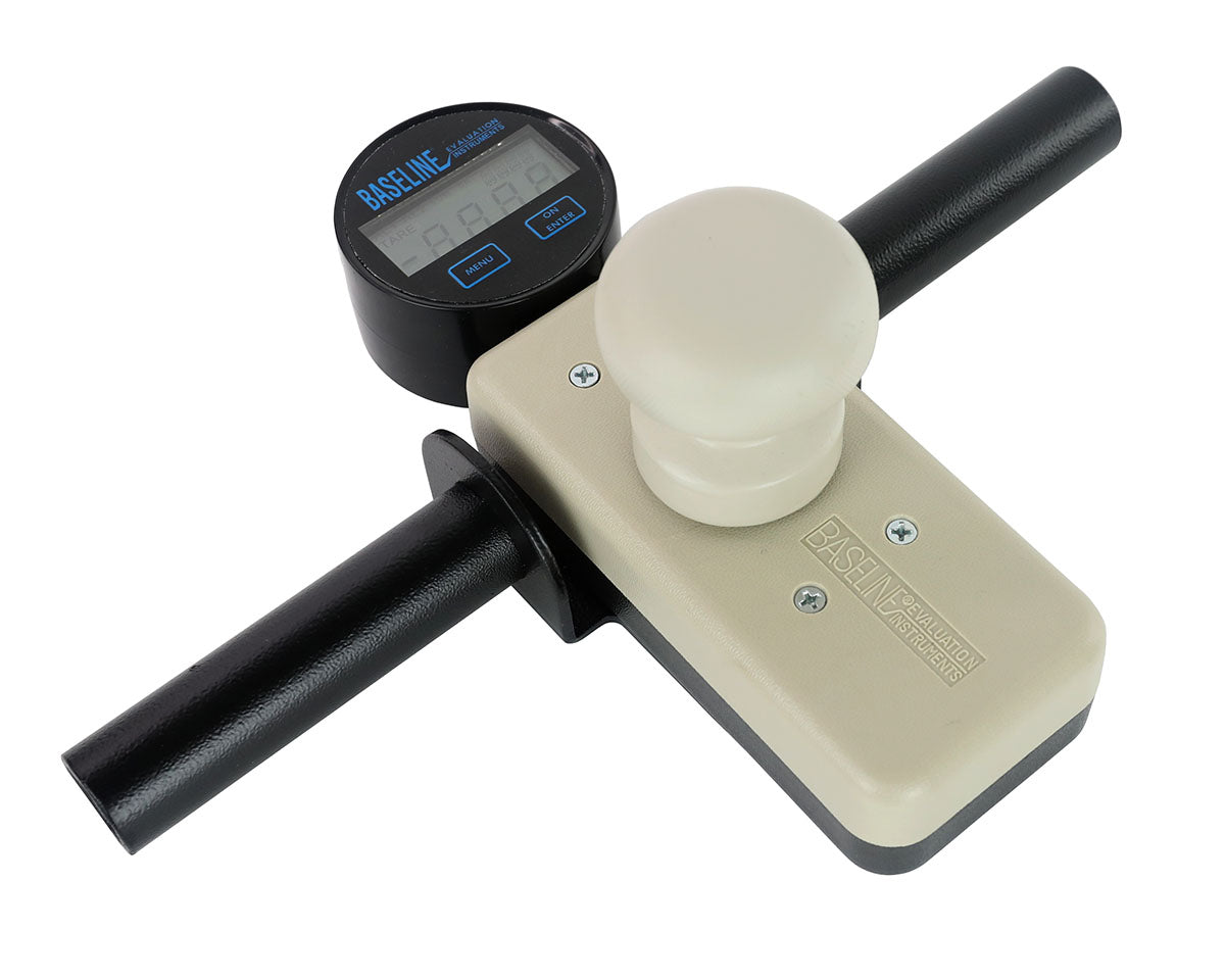 Baseline Wrist Dynamometer - Digital LCD 500 lb Capacity, with Knob Grip & Mount Bracket