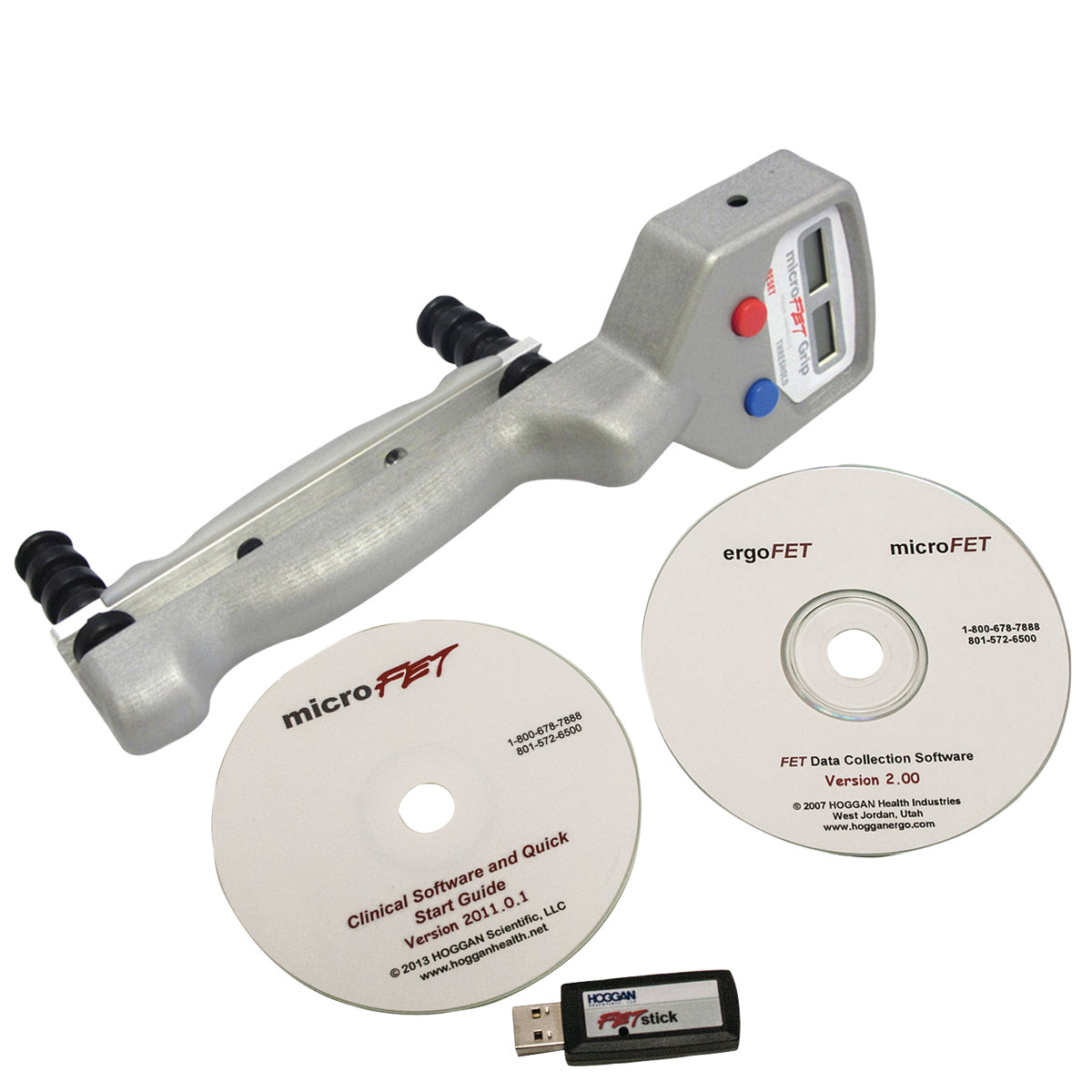 MicroFET HandGRIP digital grip strength dynamometer with clinic and data software