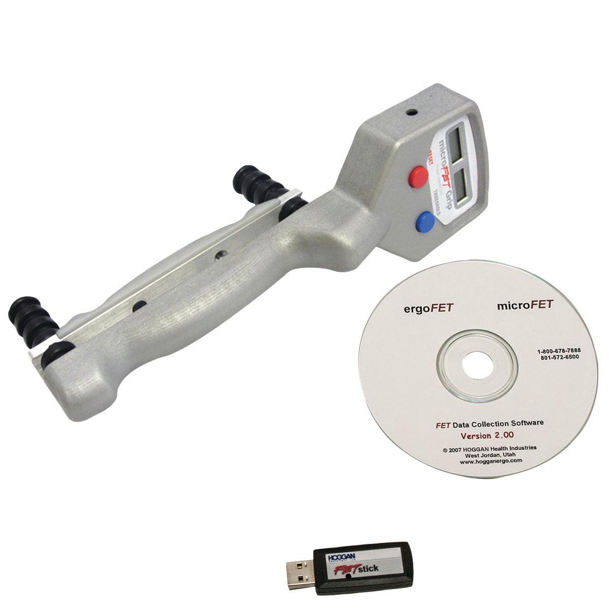 MicroFET HandGRIP digital grip strength dynamometer with data collection software