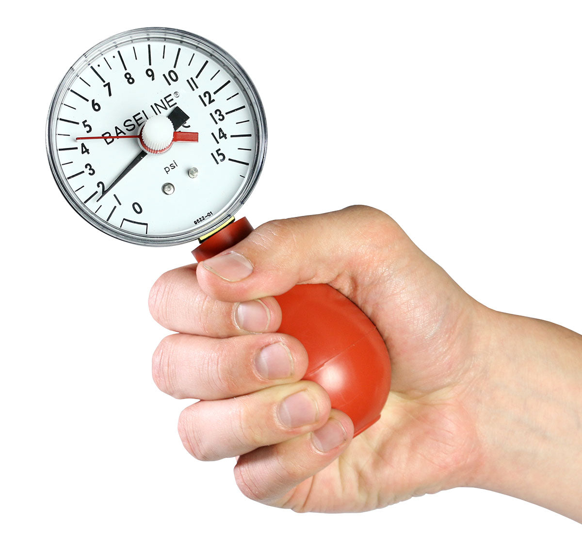 Baseline Dynamometer - Pneumatic Squeeze Bulb - 15 PSI Capacity, with reset