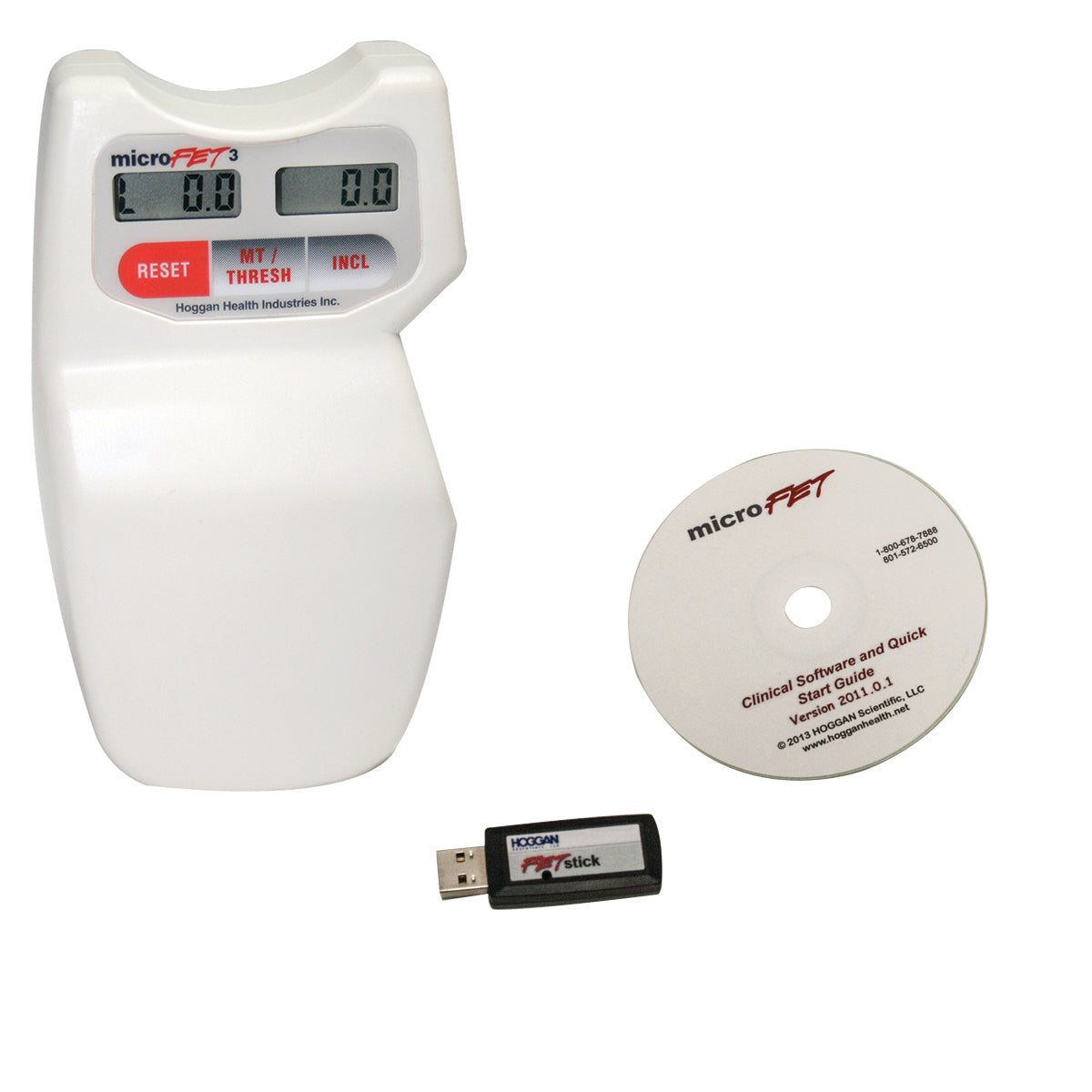 MicroFET3 digital MMT/ inclinometer combination with clinic software