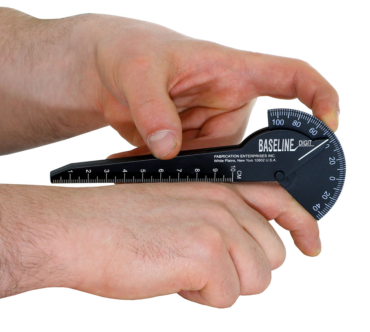 Baseline Finger Goniometer - Plastic - 1-finger Design - 6 inch, 25-pack
