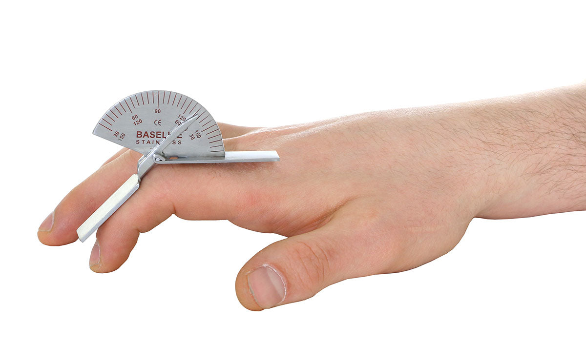 Baseline Finger Goniometer - Metal - Small - 3.5 inch