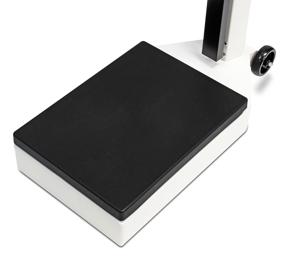 Detecto Eye-Level Scale, 338 Physician's Scale with Height Rod, Wheels, 440 lb / 200 kg