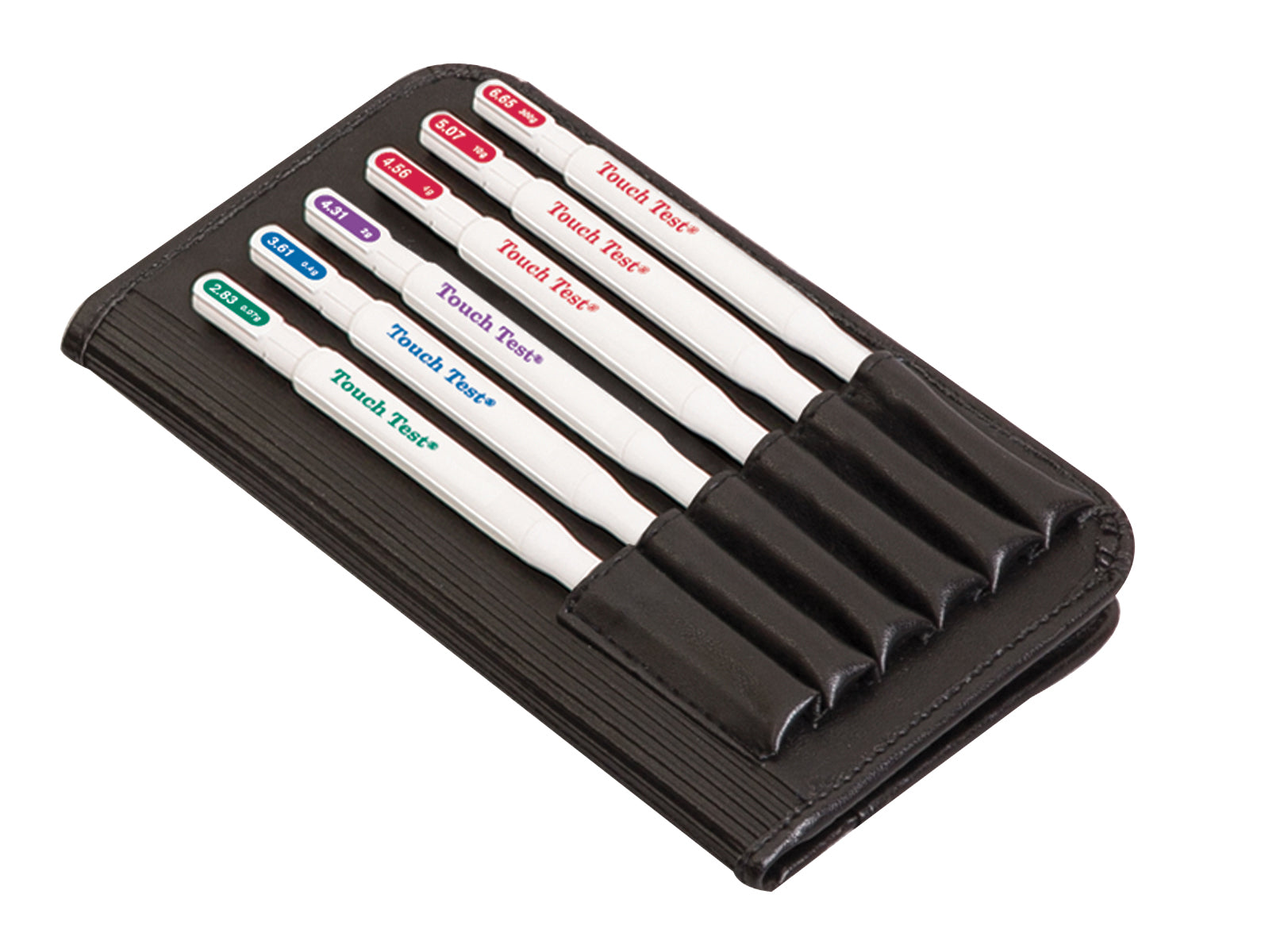 Touch-Test Monofilament - 6-piece Set for Foot - 2.83, 3.61, 4.31, 4.56, 5.07, 6.65 gram Filaments