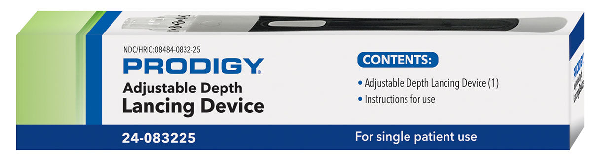 Prodigy Adjustable Depth Lancing Device