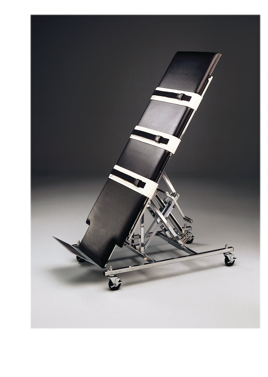 Tilt Table, professional manual, upholstered, 28