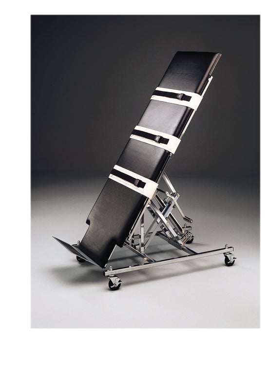 Tilt Table, professional manual, upholstered, 28