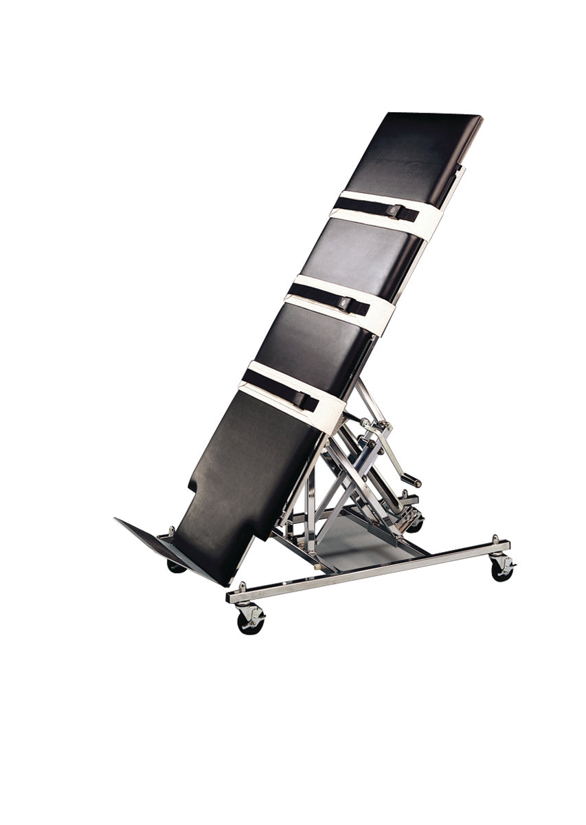 Tilt Table, professional manual, upholstered, 28