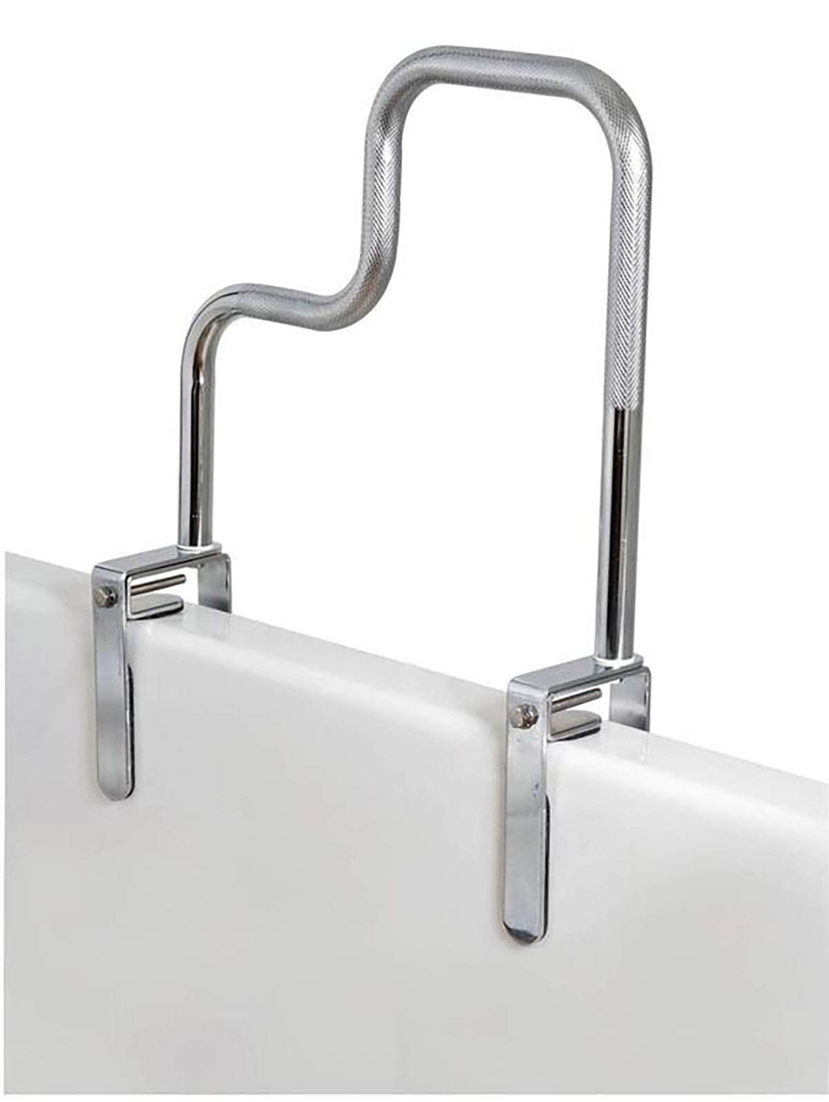 Carex Tri-Grip Bathtub Rail, Chrome