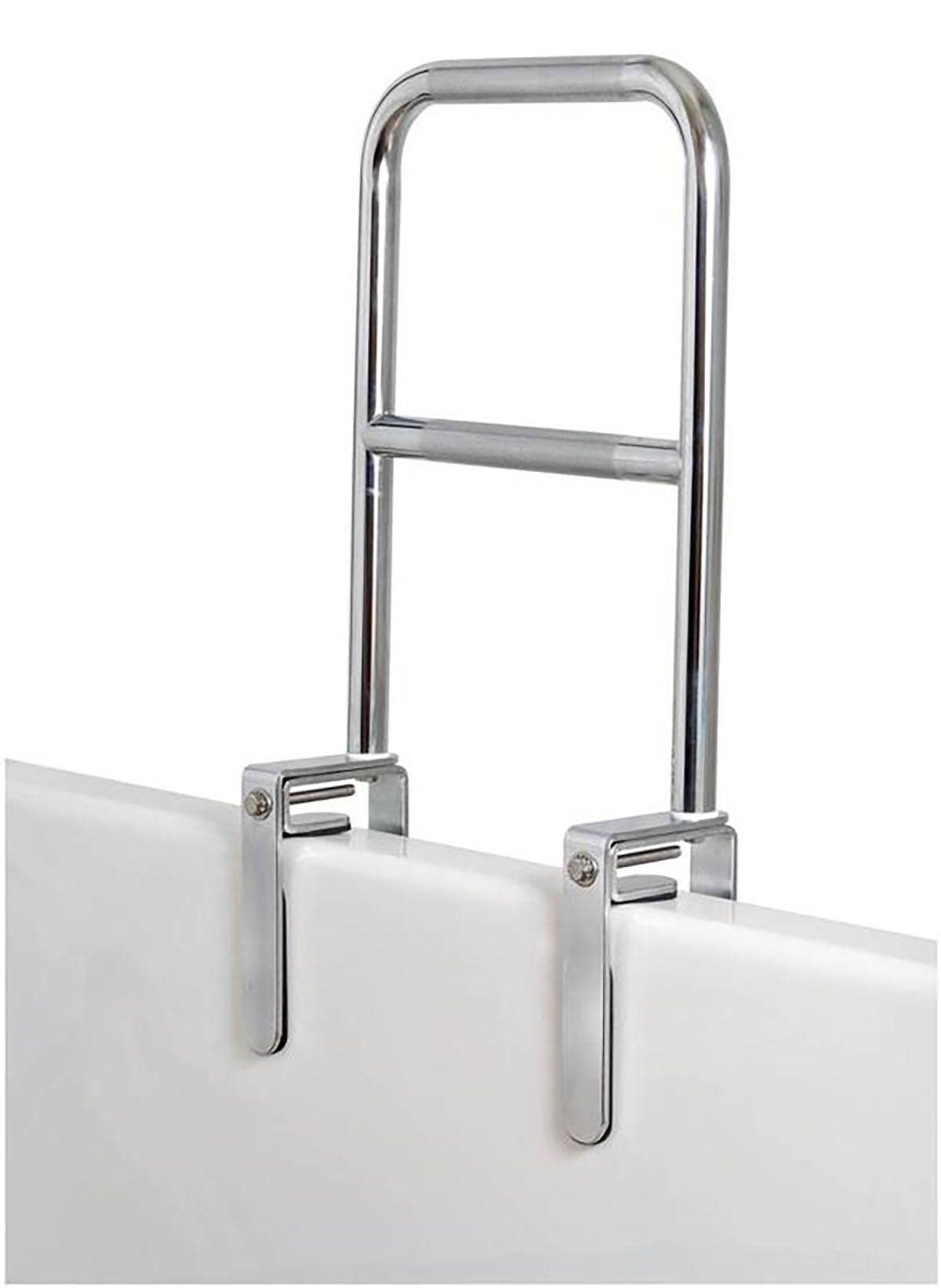 Carex Dual Level Bathtub Rail, Chrome