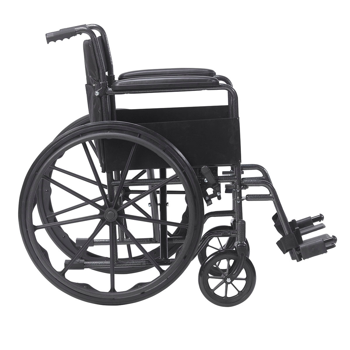 Drive, Silver Sport 1 Wheelchair with Full Arms and Swing away Removable Footrest