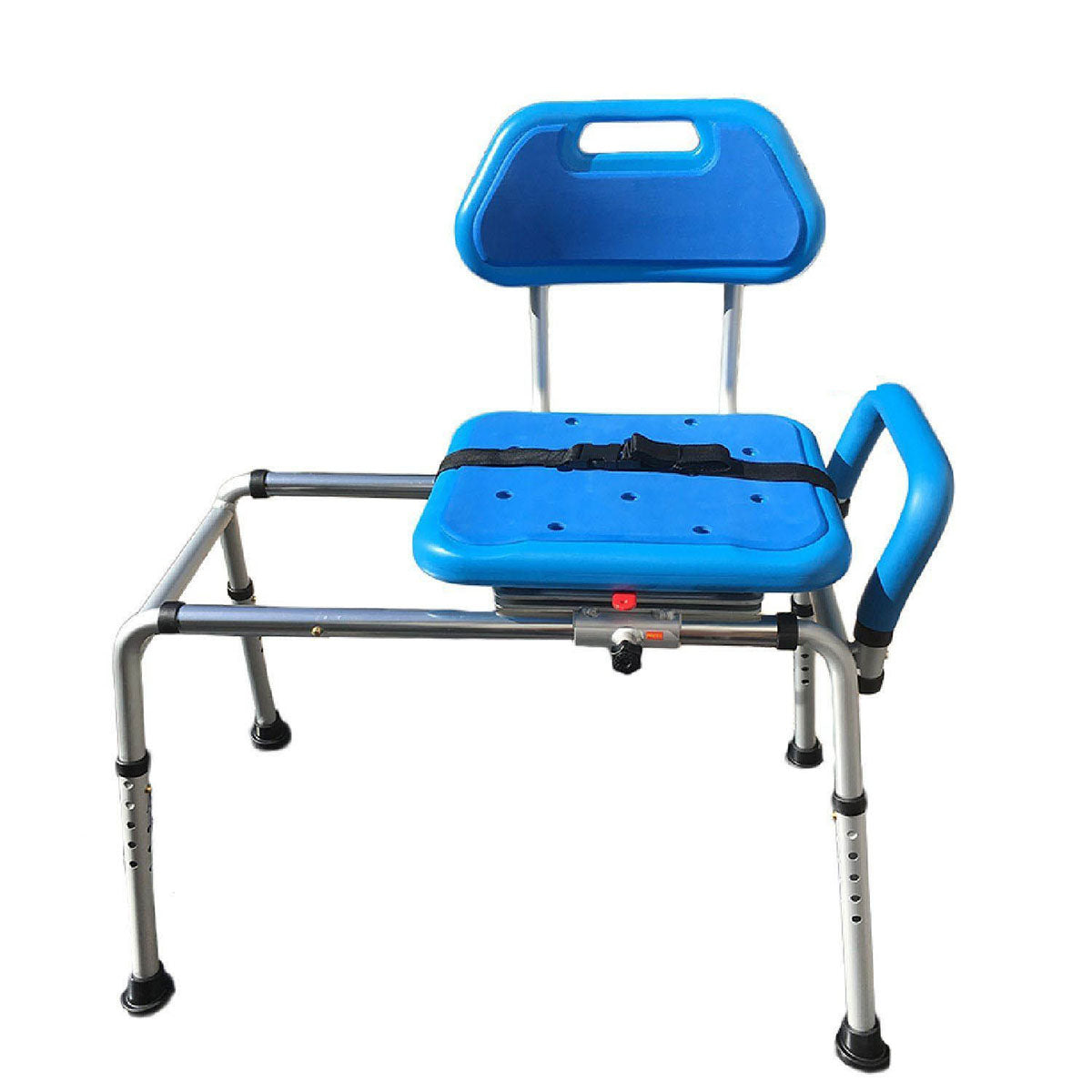 Gateway Sliding Bath Bench, Padded Swivel Seat, Blue