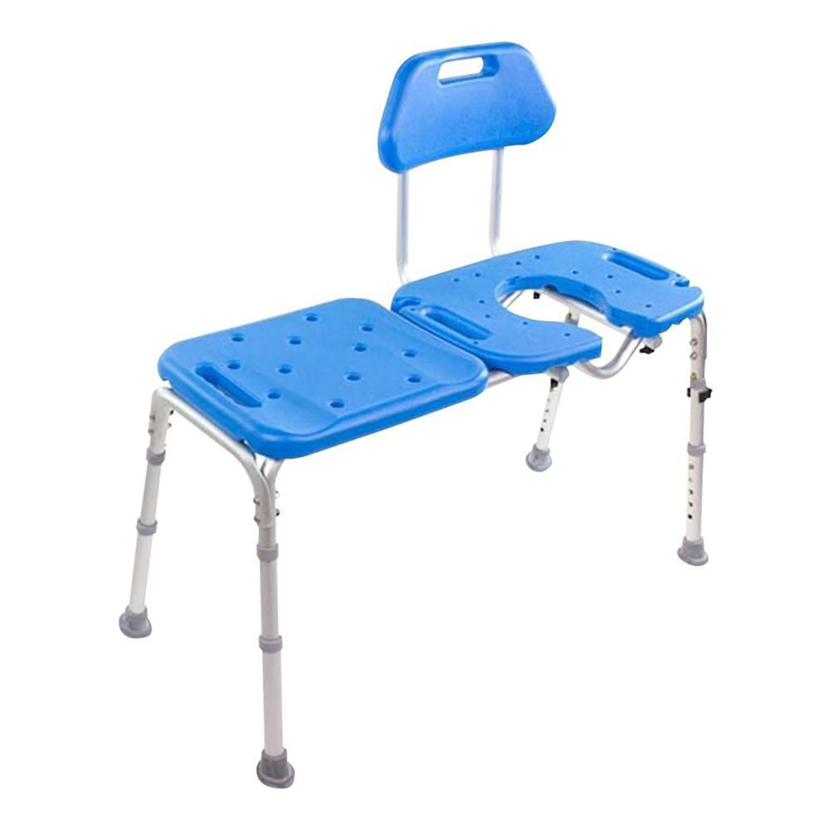 All-Access Bath Bench with Cutout, Blue