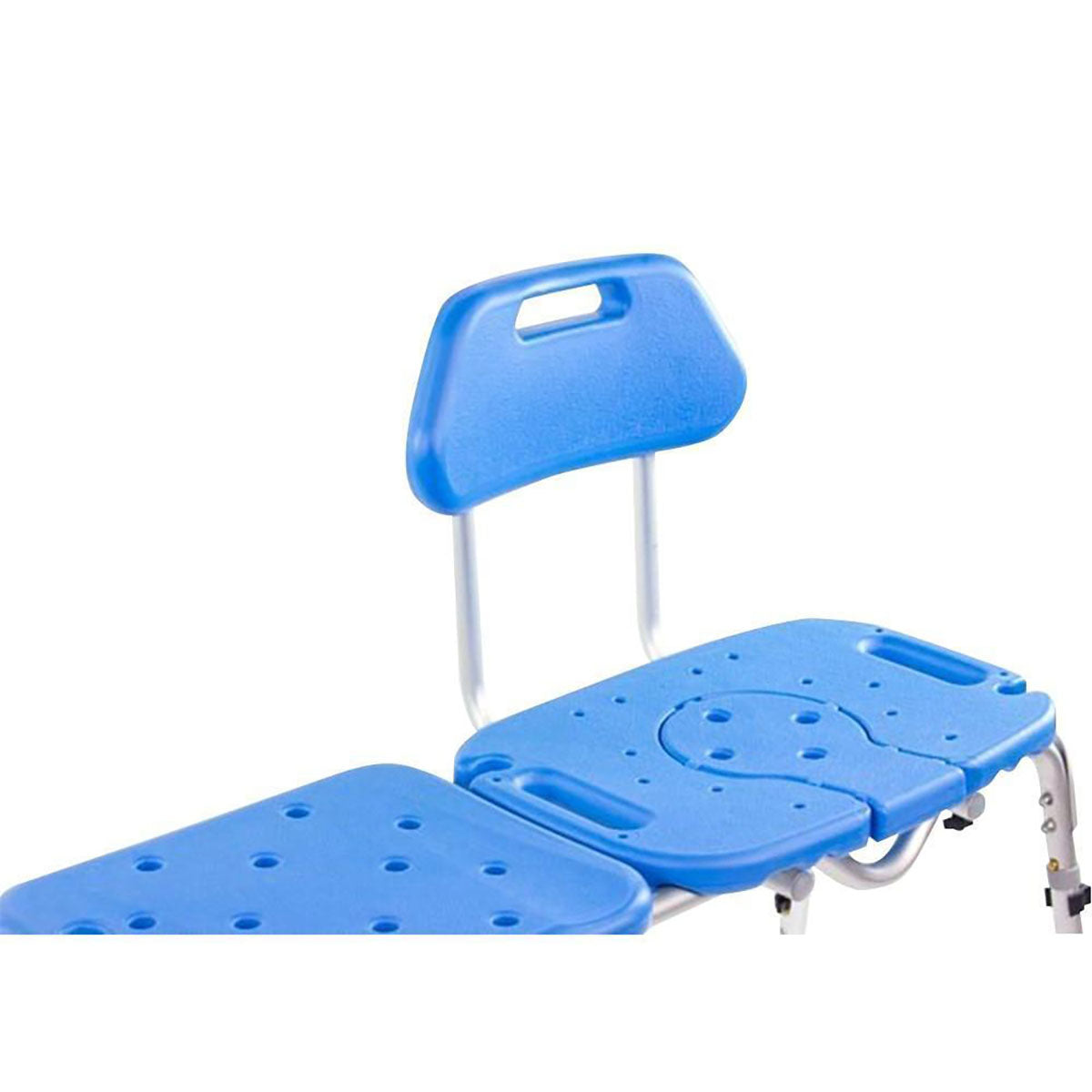 All-Access Bath Bench with Cutout, Blue