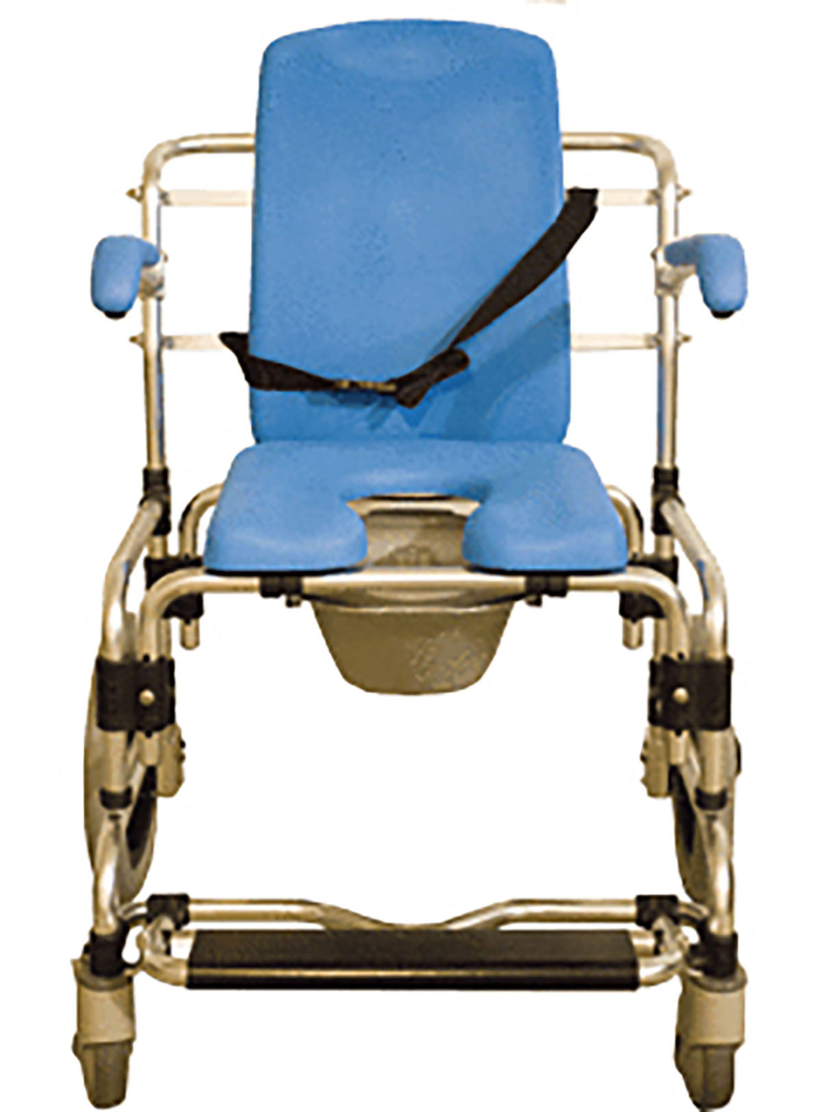 Baltic Professional Transport Shower/Commode Chair, Padded