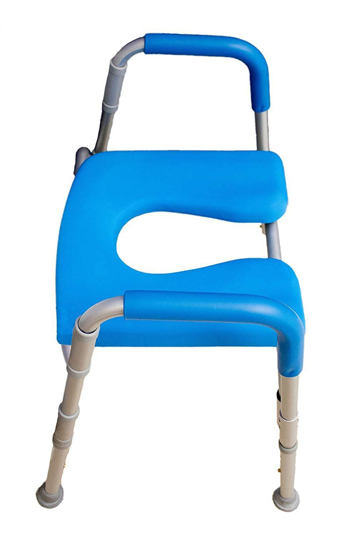 Ultimate Padded Raised Toilet Seat, Padded with Armrests, Adjustable Height