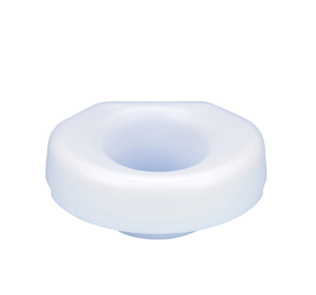 Economy elevated toilet seat, with bolt-down bracket