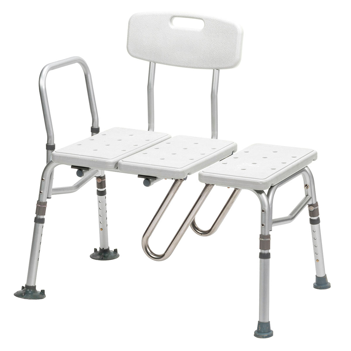 Drive, Splash Defense Transfer Bench with Curtain Guard Protection