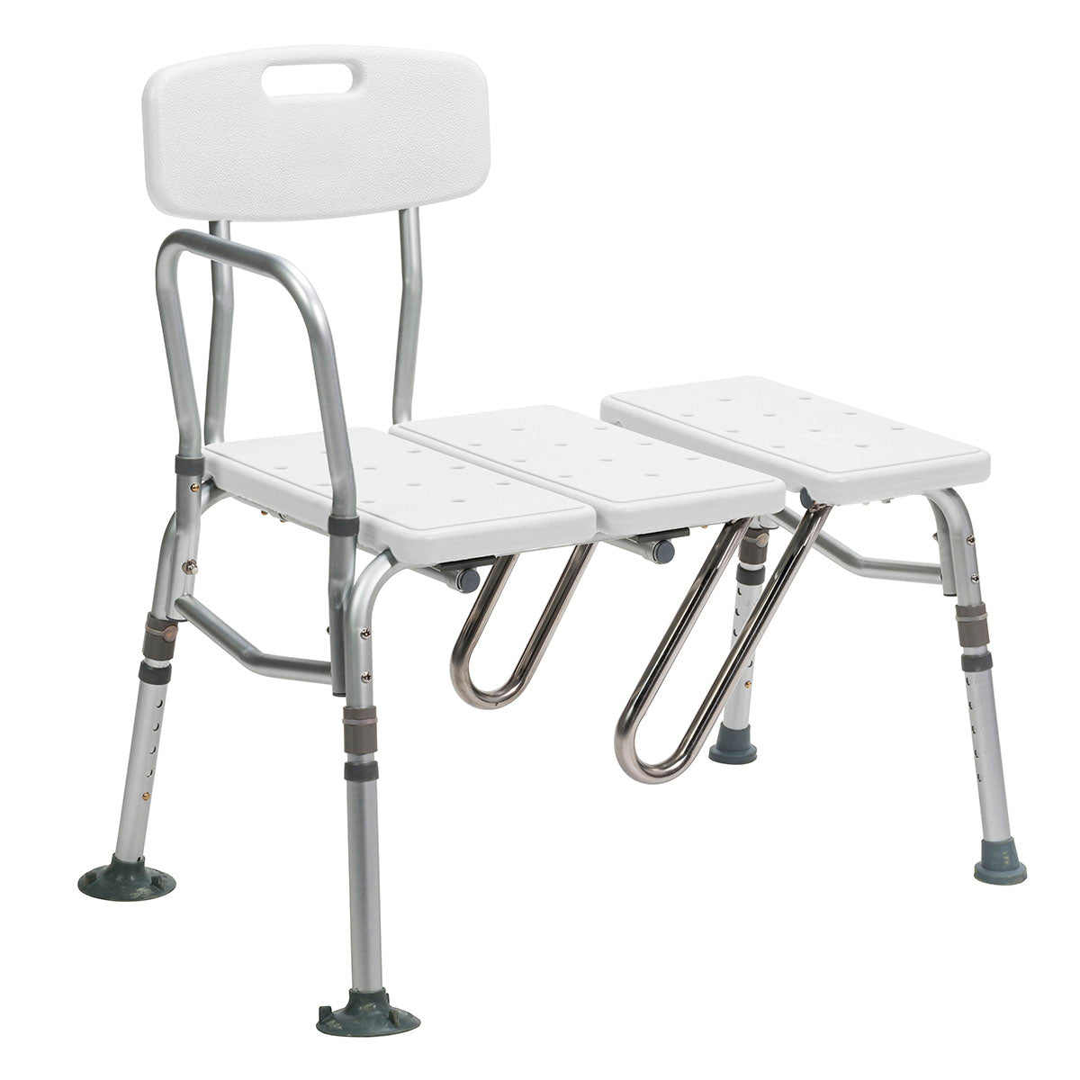 Drive, Splash Defense Transfer Bench with Curtain Guard Protection