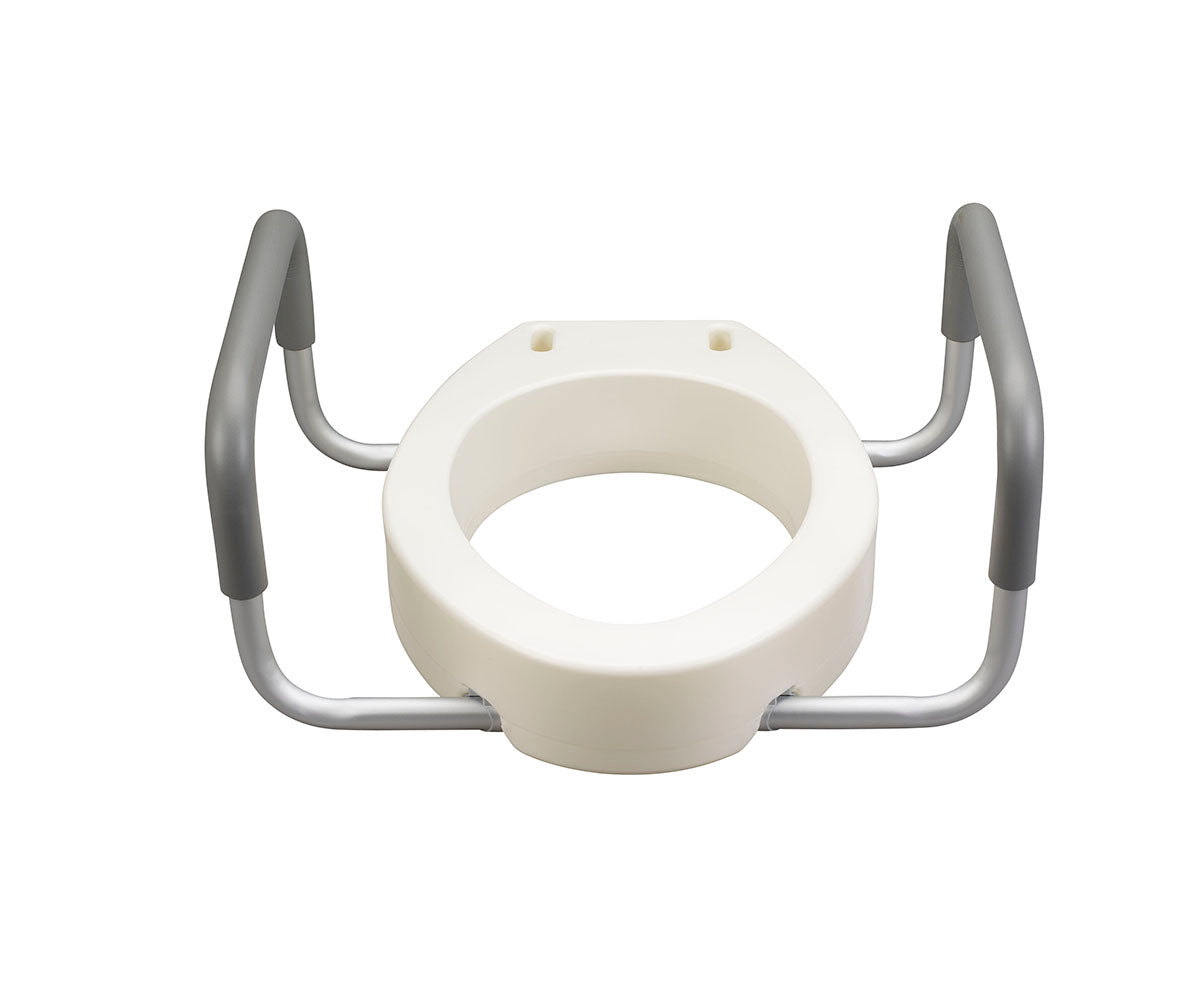 Drive, Premium Seat Riser with Removable Arms, Elongated Seat