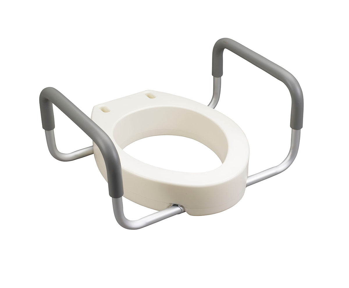Drive, Premium Seat Riser with Removable Arms, Elongated Seat