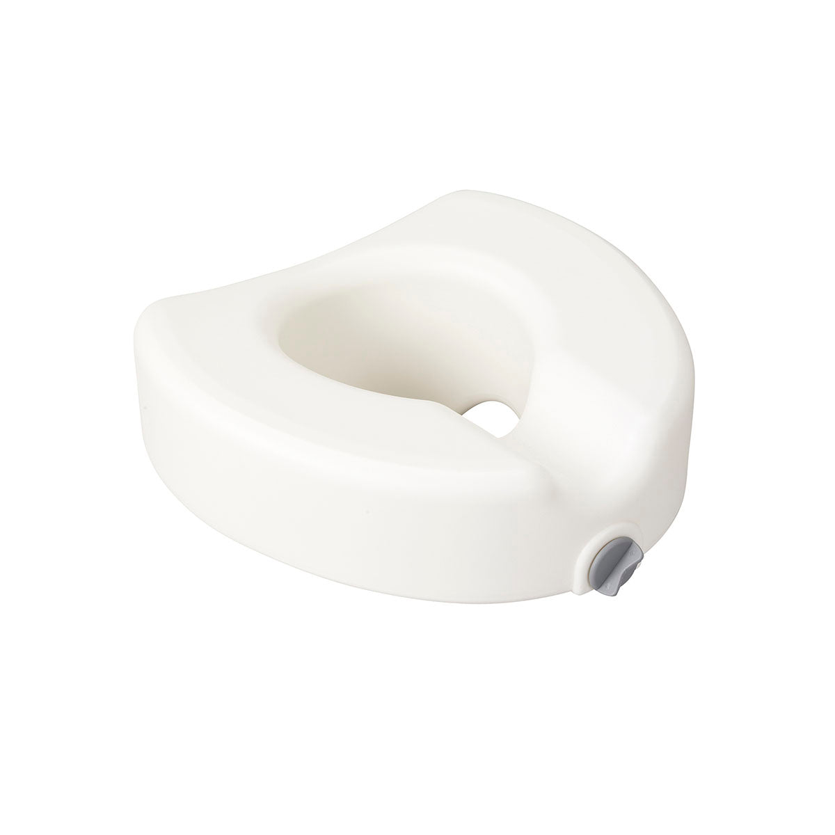 Drive, Premium Plastic Raised Toilet Seat with Lock, Elongated