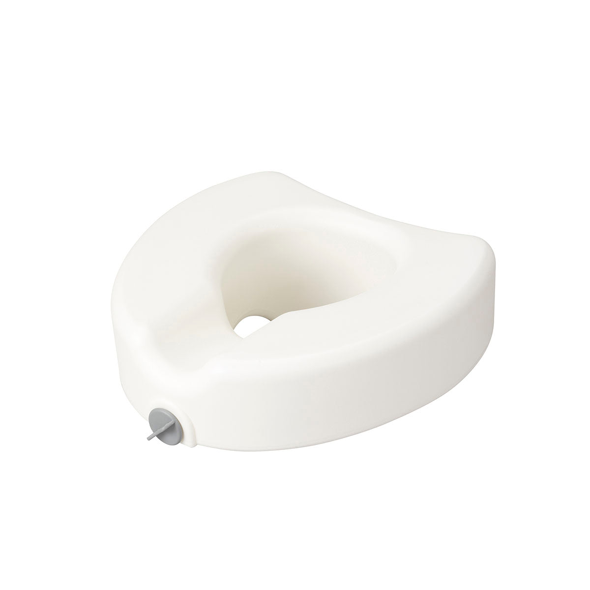 Drive, Premium Plastic Raised Toilet Seat with Lock, Elongated