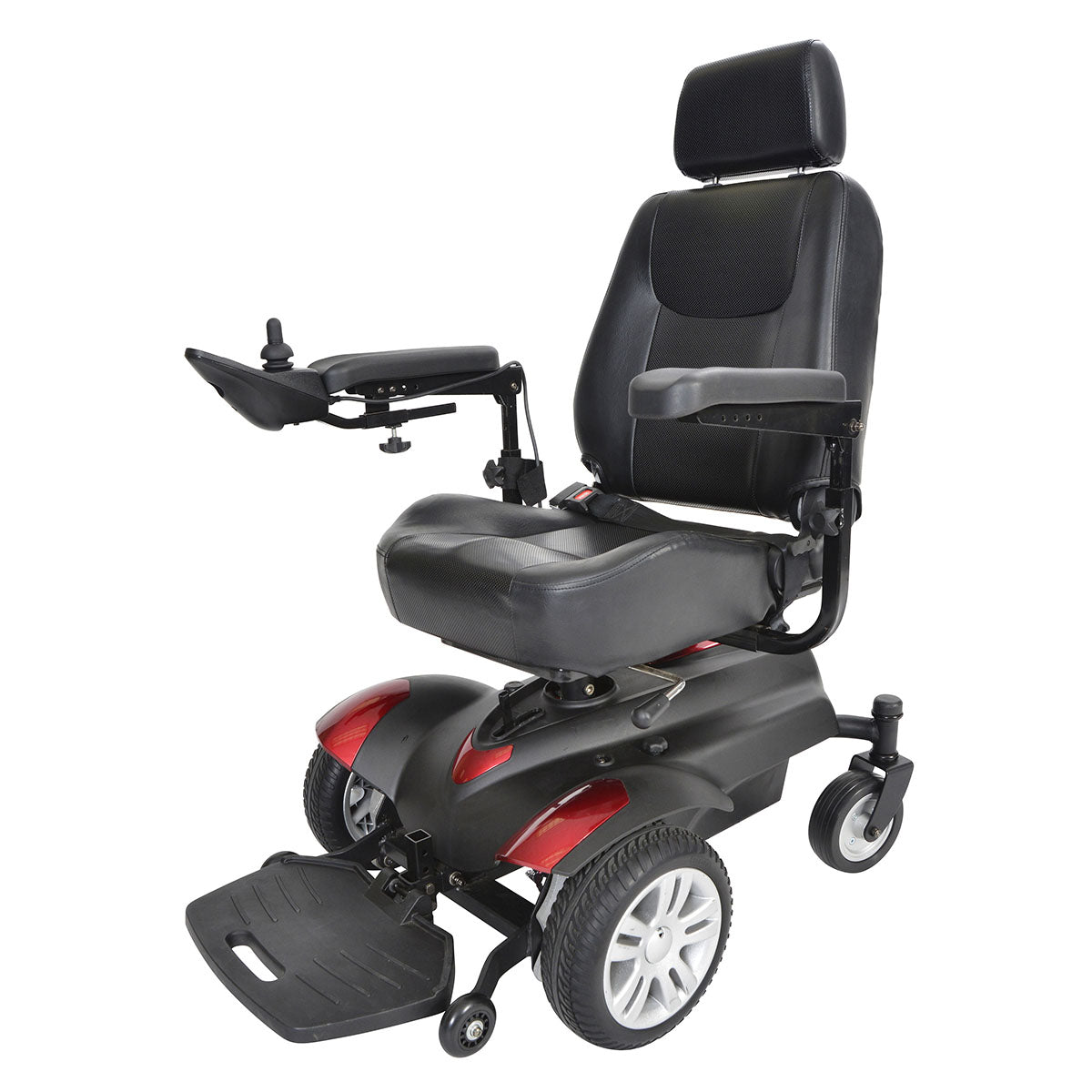 Drive, Titan Transportable Front Wheel Power Wheelchair, Vented Captain's Seat, 18