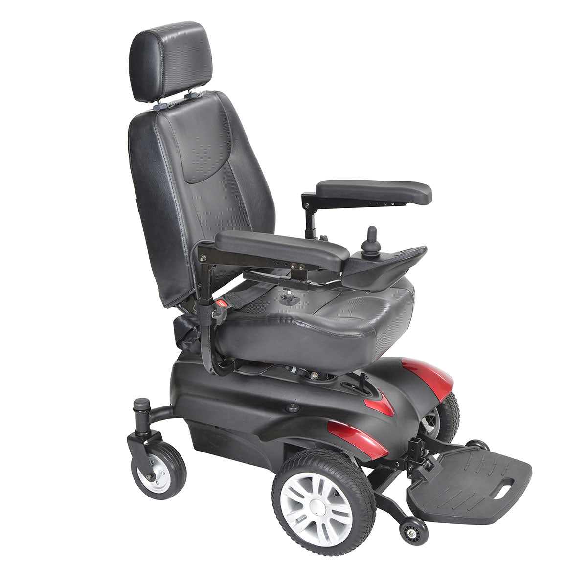 Drive, Titan X16 Front Wheel Power Wheelchair, Full Back Captain's Seat, 16