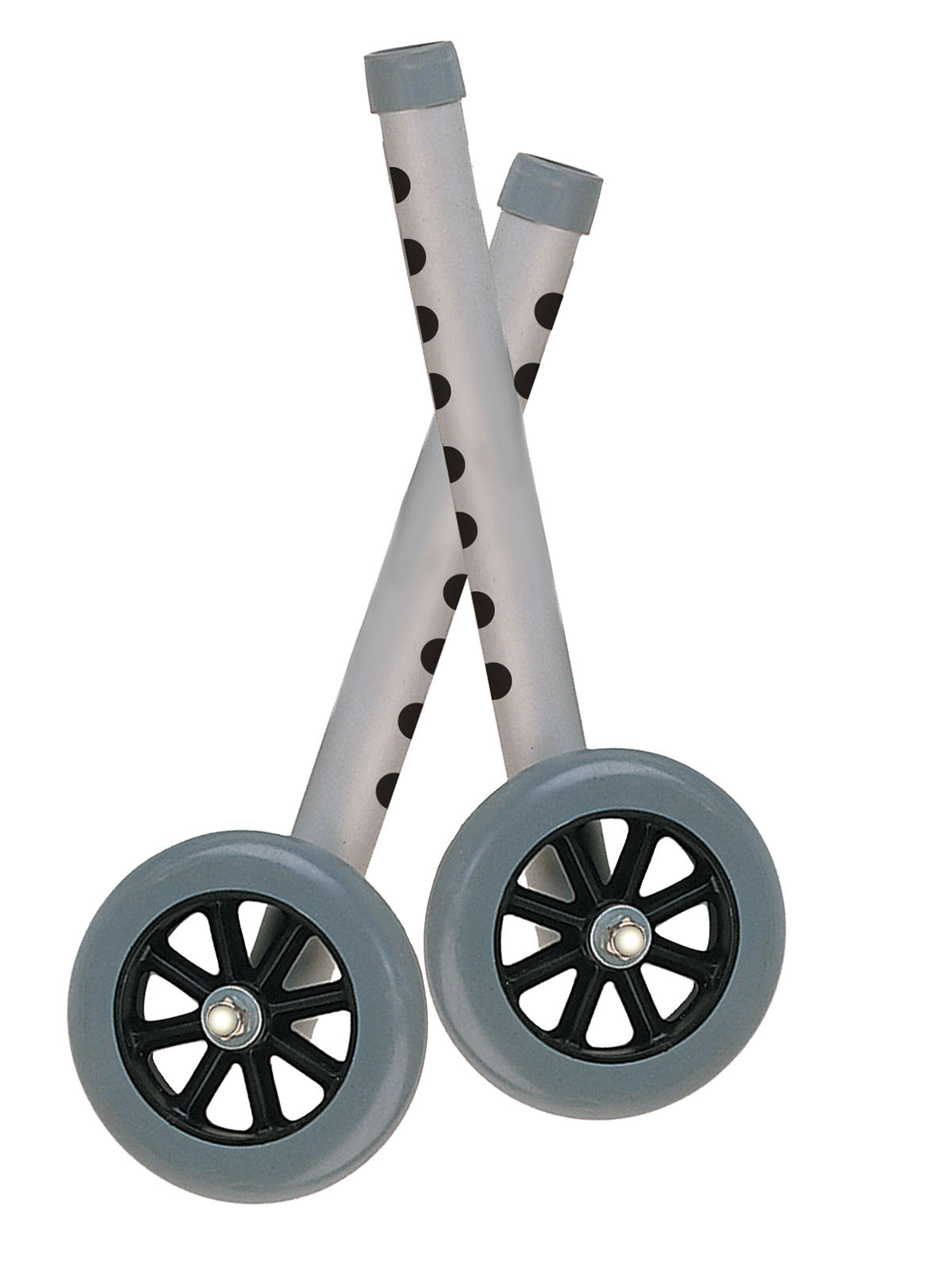 Drive, Walker Wheels with Two Sets of Rear Glides, for Use with Universal Walker, 5
