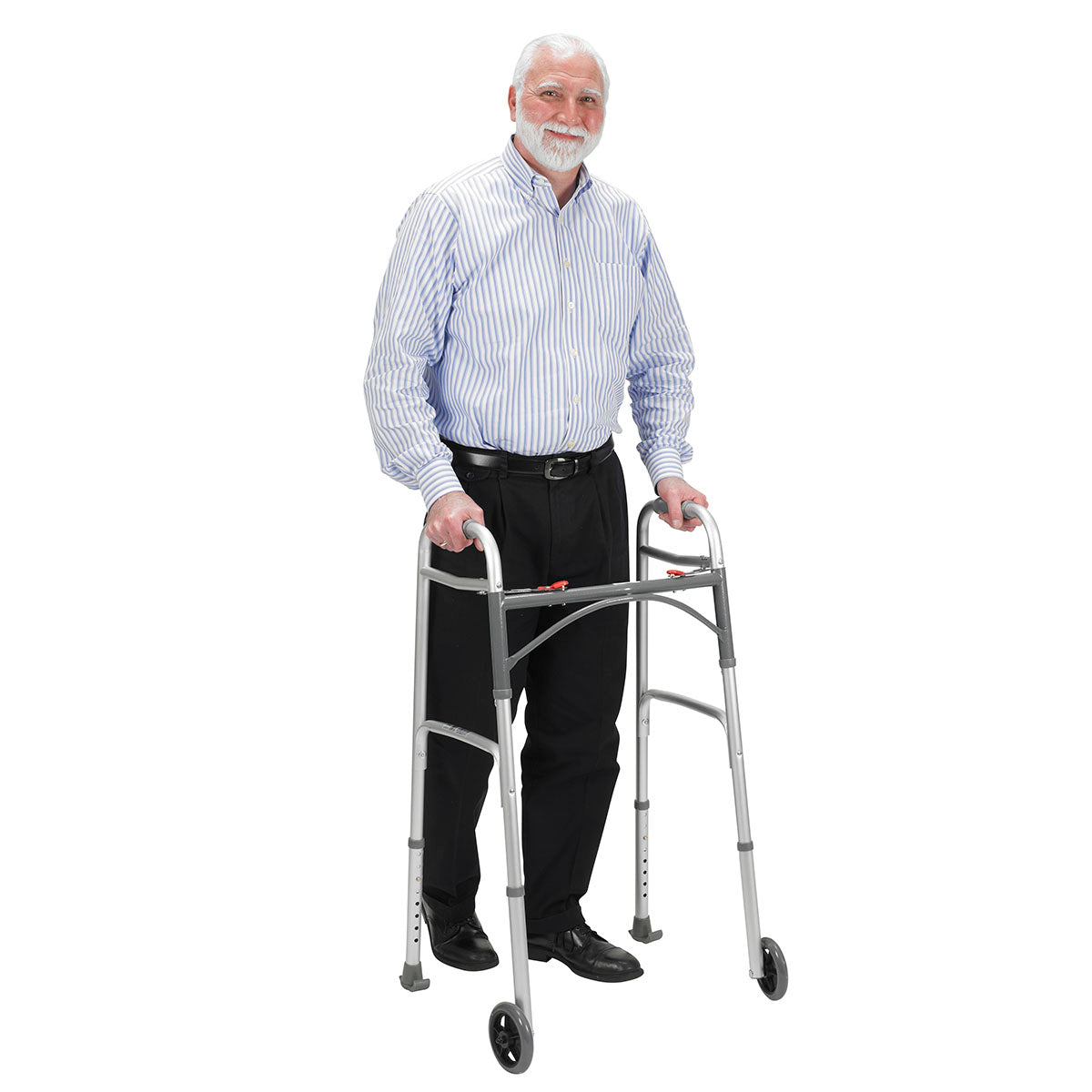 Drive, Walker Glide Ski, Gray, 1 Pair
