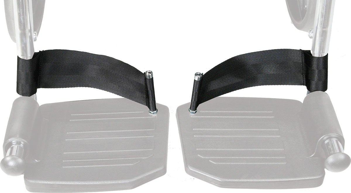 Drive, Heel Loops for Swing Away Foot Rest, 1 Pair
