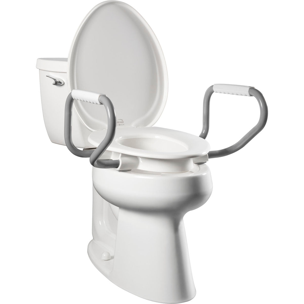 Bemis Elongated Assurance Toilet Seat with Arms 