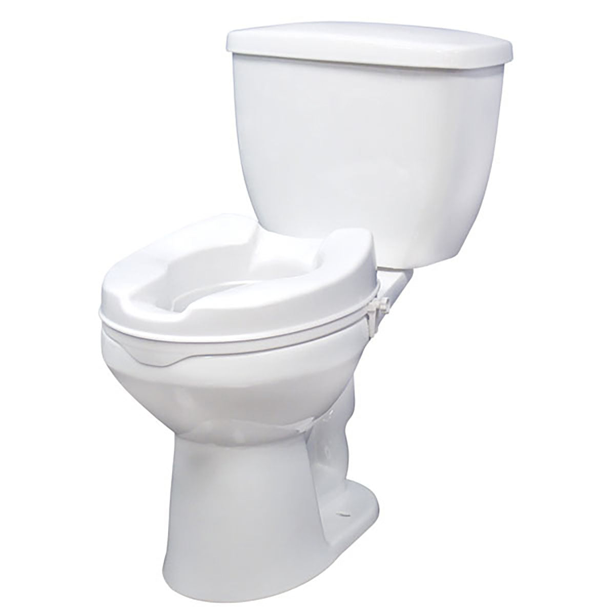Drive, Raised Toilet Seat with Lock, Standard Seat, 4