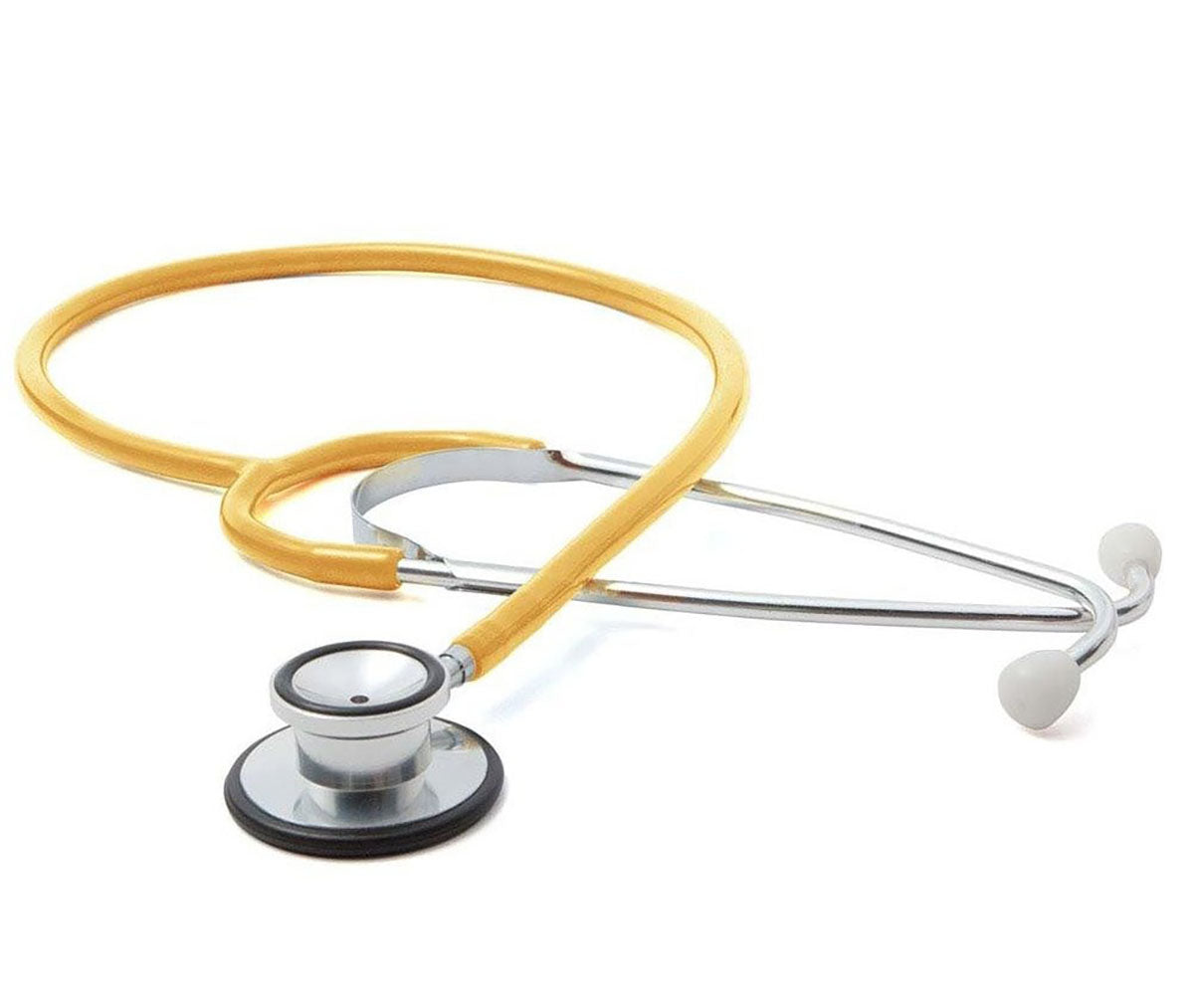 ADC Proscope SPU Dual Head Stethoscope, 32.25", Yellow