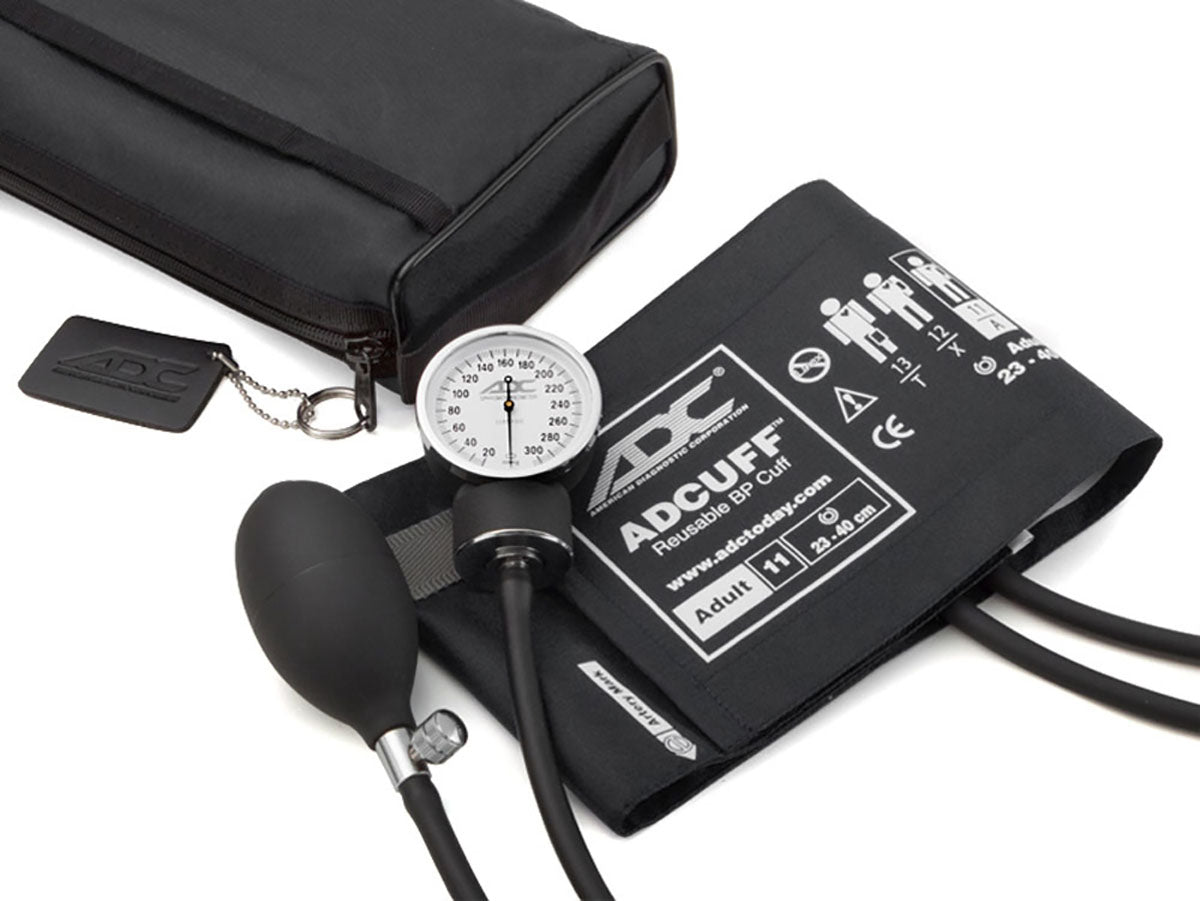 ADC Pro's Combo II SR Pocket Aneroid/Sprague Kit, Adult, Black